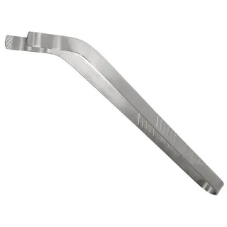 elasto Grillzange 35 cm Edelstahl Silber