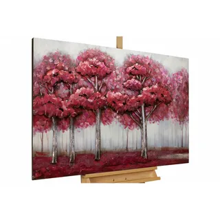 Kunstloft Metallbild Pink 100/70 cm , Metall , 5.7x70 cm , Bilder & Rahmen, Bilder, Holz & Metallbilder