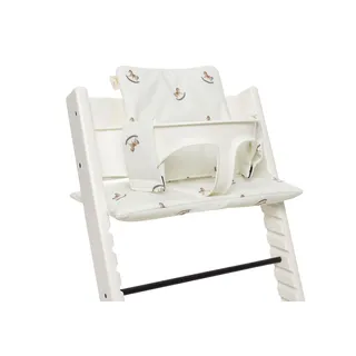Jollein Sitzverkleinerer für Kinderhochstuhl - Nostalgic Ride - 27x45x2cm - Schaukelpferden