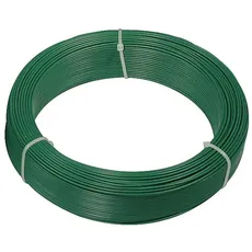 VERDELOOK Skein Plast, kunststoffbeschichteter Eisendraht, Durchmesser 2,2 cm Länge 20 m, grün