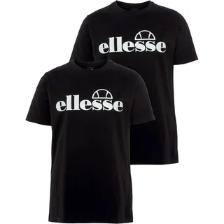 Ellesse T-Shirt »FUENTI SET« Packung, 2 Stk., schwarz