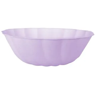 Amscan 6 Einweg-Schüsseln rund Vert Decor, 14,8 cm, lila – Einweggeschirr aus Bambus & Zuckerrohr - Nachhaltiges Partygeschirr für Geburtstage, Grillpartys, Jubiläen