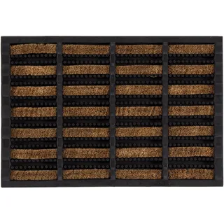 andiamo Fußmatte Robusta aus Kokosfasern und Gummi Premium Sauberlaufmatte, Größe:40 x 60 cm