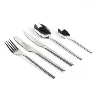 Russell Hobbs RH00855EU Vermont 20-teiliges Besteckset - Besteck set fur 4 personen, Geschirr-Set mit Steakmesser, Edelstahl-Besteck mit Messers, Gabels & Löffels, spülmaschinenfest, 15 Jahre Garantie