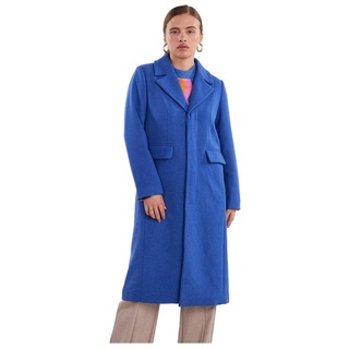 Y.A.S Damen YASLIMA LS Wool Mix Coat S. NOOS Wollmantel, Federal Blue, XXL