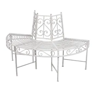 Garden Pleasure Varda 124 x 63 x 82 cm antik-weiß