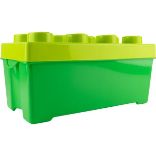 LEGO® Aufbewahrungsbox Grün Mittelgroß mit Deckel Stapelbar - NEU! Menge 1x - Grün
