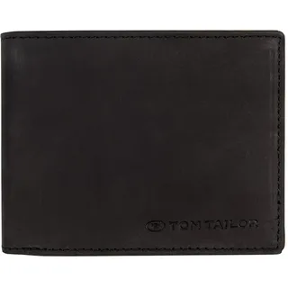 Tom Tailor Ron Geldbörse Herren RFID Leder schwarz
