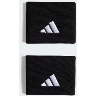 adidas Unisex Tennis Wristband Small Sweatband, Black/Black/White, M