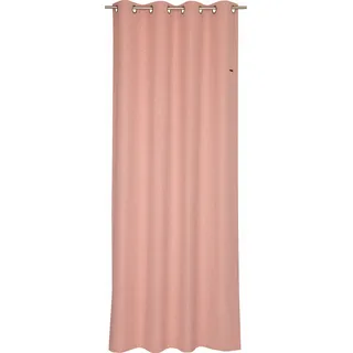 Esprit "Harp", Ösen 1 Stk. tlg. HxB: 250x140, Blickdicht, mit Lederlabel, (BxH) 140 x 250 cm,