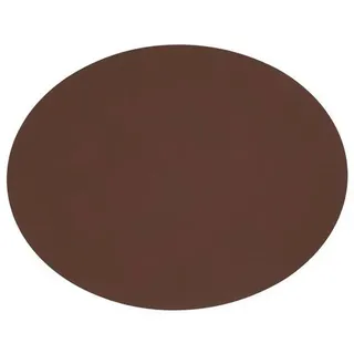 Tischset Platzset Oval L (35x46cm) Nupo Leder 2er Set LindDNA - braun - 1