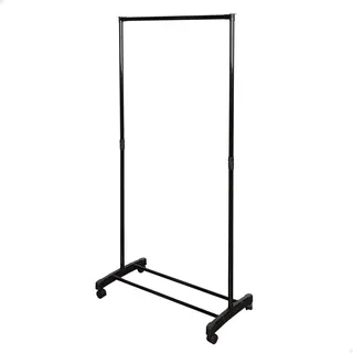 AKTIVE Max Home Kleiderständer mit Rollen und Ablage, 75x42x157 cm, Max. 8 kg, Kunststoff, Bremsen, Offener Kleiderschrank, Standgarderobe, Schuhregal, Ankleidezimmer, Garderobenständer (18434)