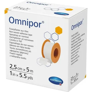Hartmann Omnipor Fixierpflaster Vlies 2,5 cm x 5 m 1 St.
