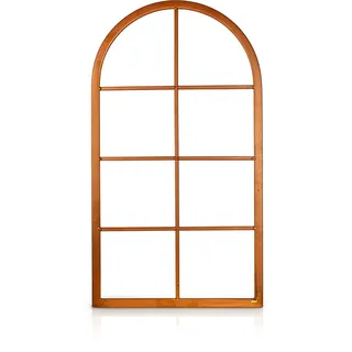 Blümelhuber Deko Fenster aus Metall - Stallfenster mit Halbbogen - Vintage Deko