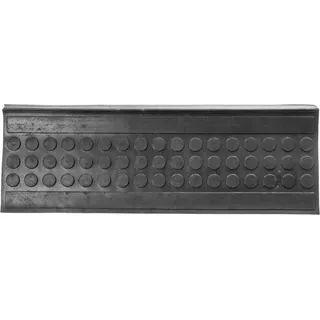 Jet-Line Stufenmatte MELINA 25 x 75 cm Vollgummi Rutschfest Schwarz für Außen