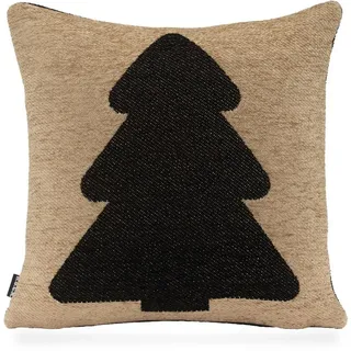 H.O.C.K. X-Mas Tree Dekokissen 40 x 40 cm Schwarz