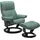 Relaxsessel Mayfair Leder 75 x 99 x 73 cm Grün mit Hocker