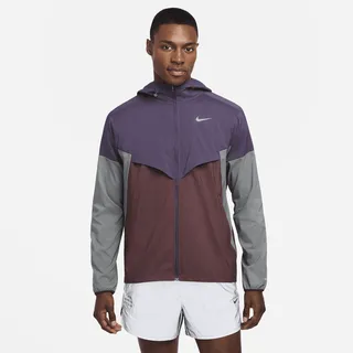 Nike Windrunner Repel-Laufjacke Für Herren, Dark Raisin/Reflective Silv, FB7540-573, S