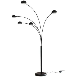 SalesFever Bogenleuchte 205 cm Schwarz