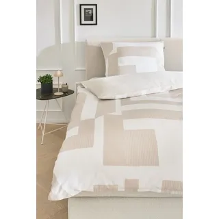 Musterring Bettwäsche Slow 155 x 220 cm Satin Beige