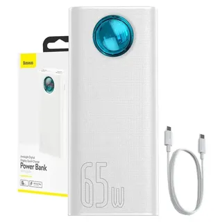 Baseus Amblight Digital Display Quick Charge - White
