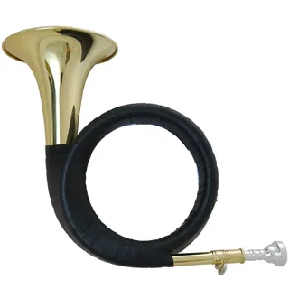 Tuyama® TJG-201 Jagdhorn Fürst-Pless-Horn in B Posthorn (traditionelle Bauweise)