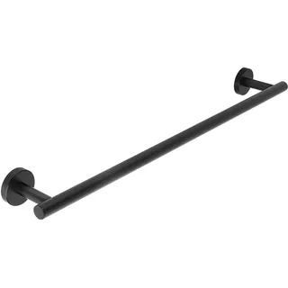 SAYAYO Handtuchhalter Schwarz Gästehandtuchhalter Wandmontage Edelstahl Handtuchring Badetuchhalter für Badezimmer und Küche 60CM, EGKN2301FT-600-B