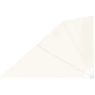 vidaXL Balkonfächer Creme 160x240cm Balkonsichtschutz Seitenmarkise Terrasse