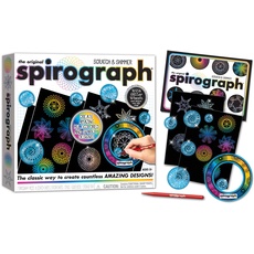 Spirographh Mehrfarbig und Glitzer – Basteln – magische Spiralen! – ab 8 Jahren