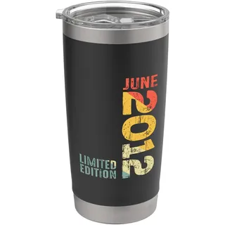 Monat Juni 2012 Jahr 2012 Retro 2012 Vintage 2012 seit 2012 Doppelwandiger Edelstahl-Thermobecher