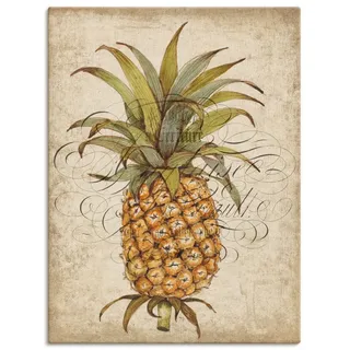 ARTland Leinwandbild Ananas II Größe: 45x60 cm