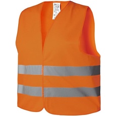 Bild Pannenweste/Warnweste, DIN EN 471, Polyester, orange 100 % Polyester, flueoreszierend, neon-orange, mit Klett % 1 Stück (540306)