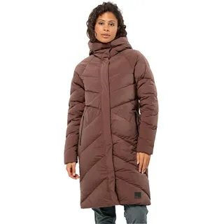 Jack Wolfskin Wintermantel Marienplatz Coat (winddicht, sehr wasserabweisend) rotbraun Damen