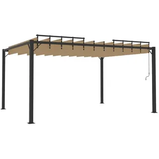 vidaXL Pavillon 3 x 4 m Taupe