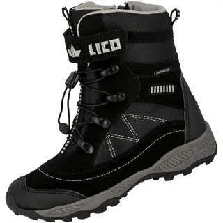 LICO Sundsvall Vs Schneestiefel Schwarz/Grau 39