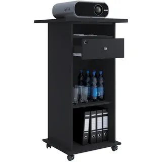 VCM Neta TV-Rack 60 x 108,3 x 50 cm Schwarz Holzwerkstoff
