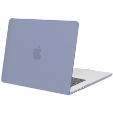 MOSISO Hülle Kompatibel mit MacBook Air 15 Zoll 2023 2024 Freigabe M3 A3114 M2 A2941 Chip mit Liquid Retina Display & Touch ID, Schützend Plastik Hartschale Case Cover, Lavendelgrau