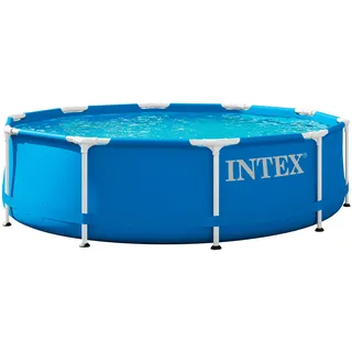 Intex Metal Frame Pool - Aufstellpool - Blau - Ø 305 x 76 cm