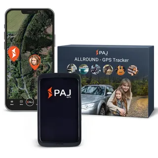 Paj GPS Allround Finder Version 2023 - GPS Tracker etwa 20 Tage Akkulaufzeit (bis zu 60 Tage im Standby Modus) Live-Ortung Peilsender für Auto, Personen