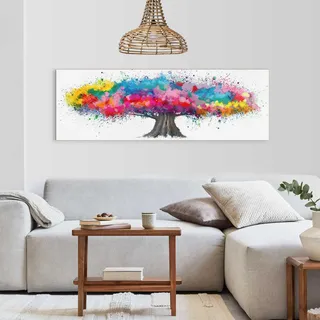 Wandbild REINDERS "Bunter Baum", bunt (farbe bild(er): bunt), B:52cm H:156cm T:3cm, MDF, Bilder, Wandbild