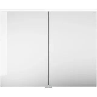 burgbad Eqio Spiegelschrank mit LED-Aufsatzleuchte, 2-türig, 1000x800x170mm, SPGS100F6583, Korpus: Lichtgrau Matt