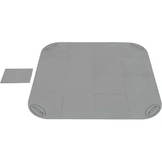 BESTWAY LAY-Z-SPA Xtras Bodenschutzfliesen-Set grau 196 x 196 cm