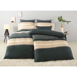 OTTO home Circle Gestreift Beige 155 x 220 cm + 2 x 80 x 80 cm