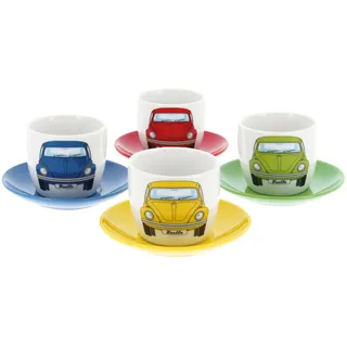 BRISA Espressotasse 0,1 l Bunt 4 St.