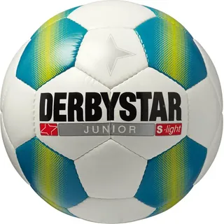 derbystar Junior S-Light 290g Leicht-Fußball weiß/grün/rot 4