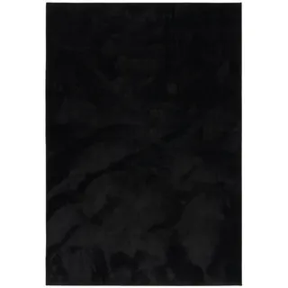 Pergamon Hochflor Langflor Teppich Melia Schwarz, 80x150cm