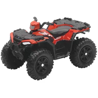 NewRay – Miniatur-Nachbildung – Polaris Sportsman XP – Geländefahrzeug – Modell zum Sammeln und Spielen für Quad-Fans – Rot – 2018 – 07363
