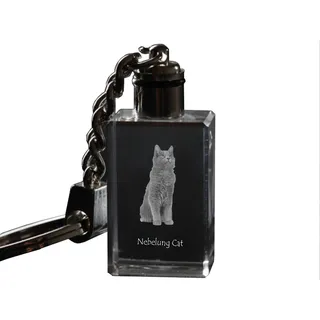 Nebelung Katze - Wanduhr mit Katze, Regal Uhr mit Druck, personalisierte Hausdekoration von Art-Dog.