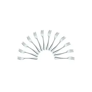 solex® Kuchengabeln Selina silber, 12 St.