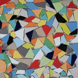 MOSALI Fliesenbruch Buntmix – Frostfest für Mosaikarbeiten außen und innen – Mosaikfliesen & bunte Fliesen für Deko & kreative Projekte – ca. 30×100 cm Verlegefläche [Bunt Mix, 3,5 kg]